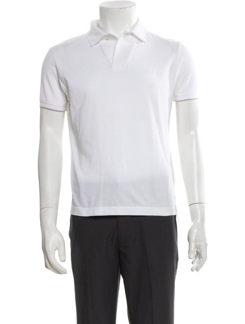 Loro Piana Crew Neck Short Sleeve Polo Shirt