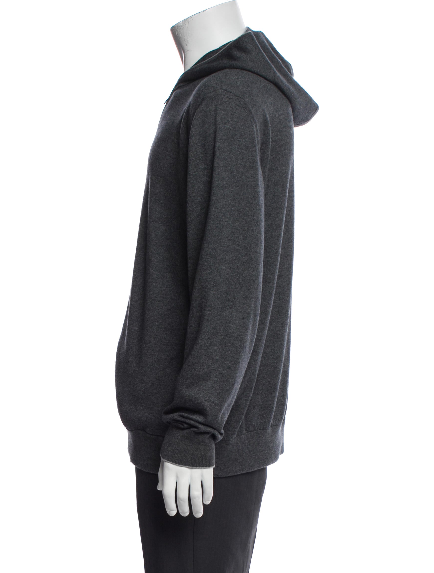 Loro Piana Crew Neck Long Sleeve Hoodie