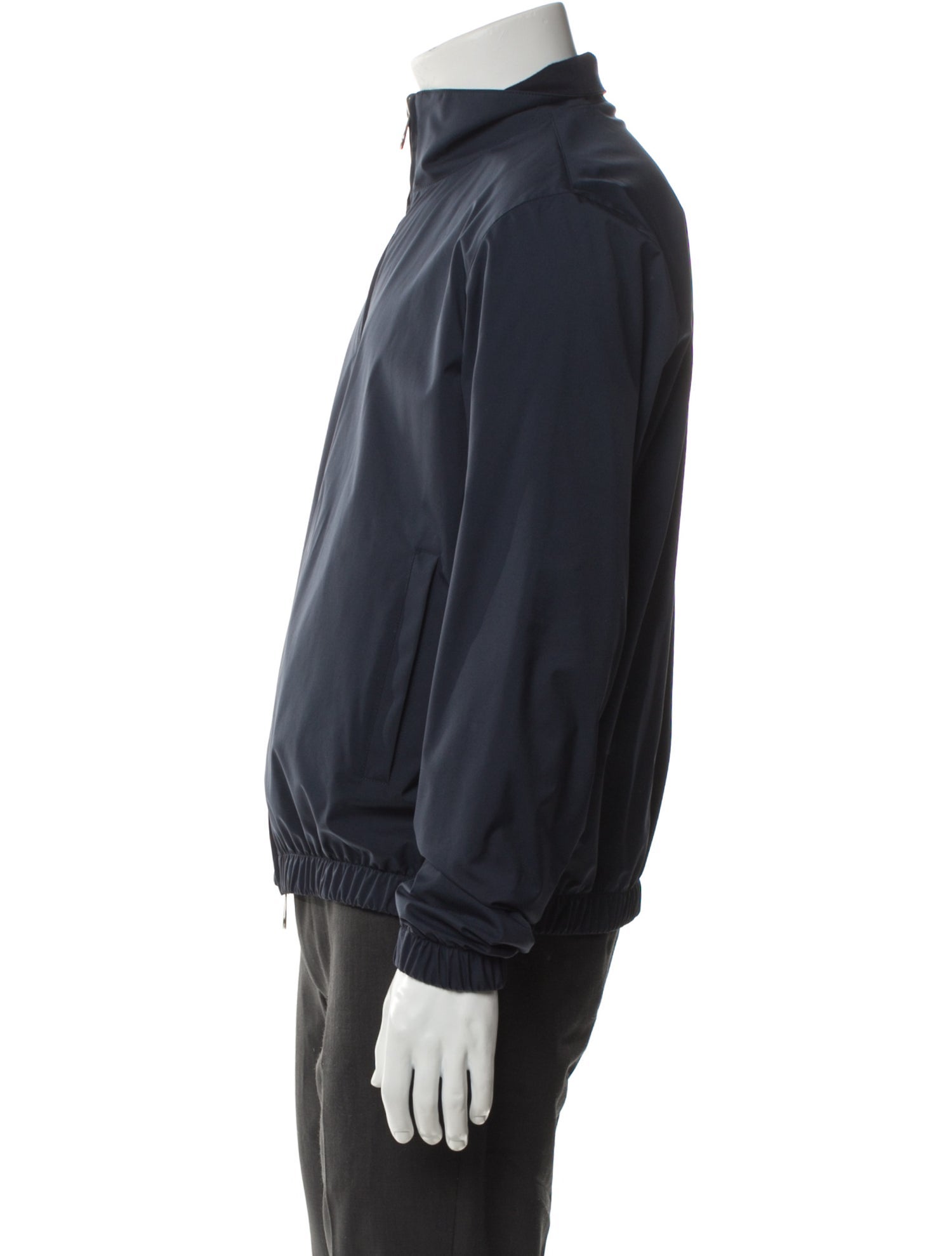 Loro Piana Bomber Windmate Green Storm System Windbreaker