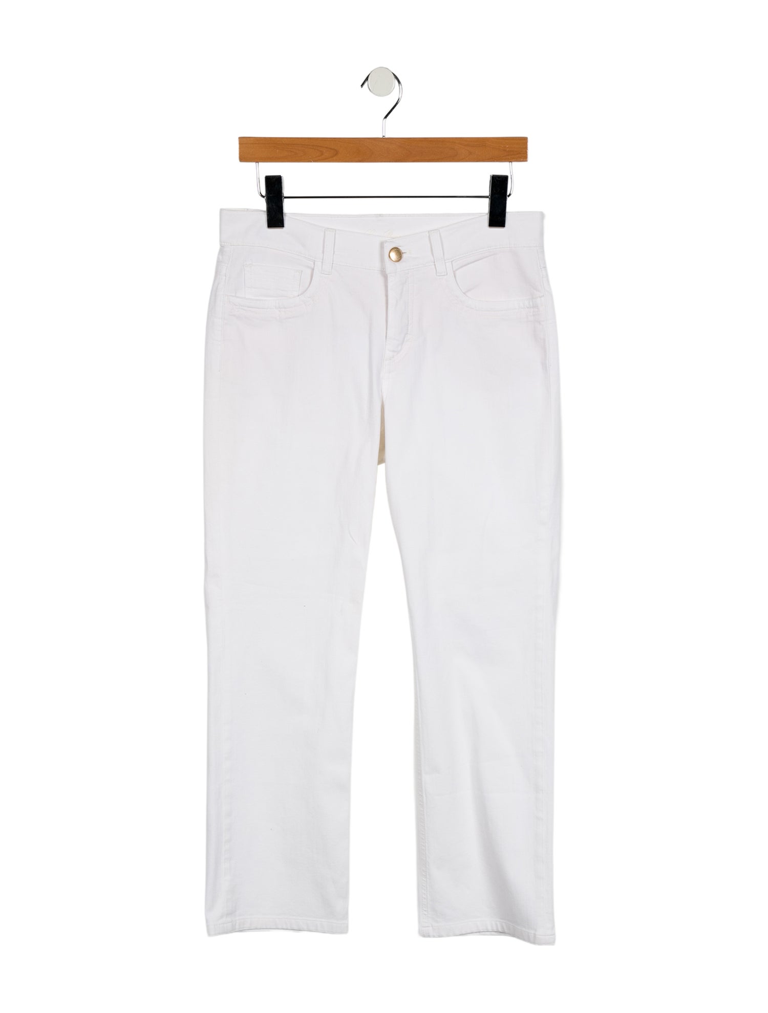 Loro Piana Mid-Rise Straight Leg Jeans