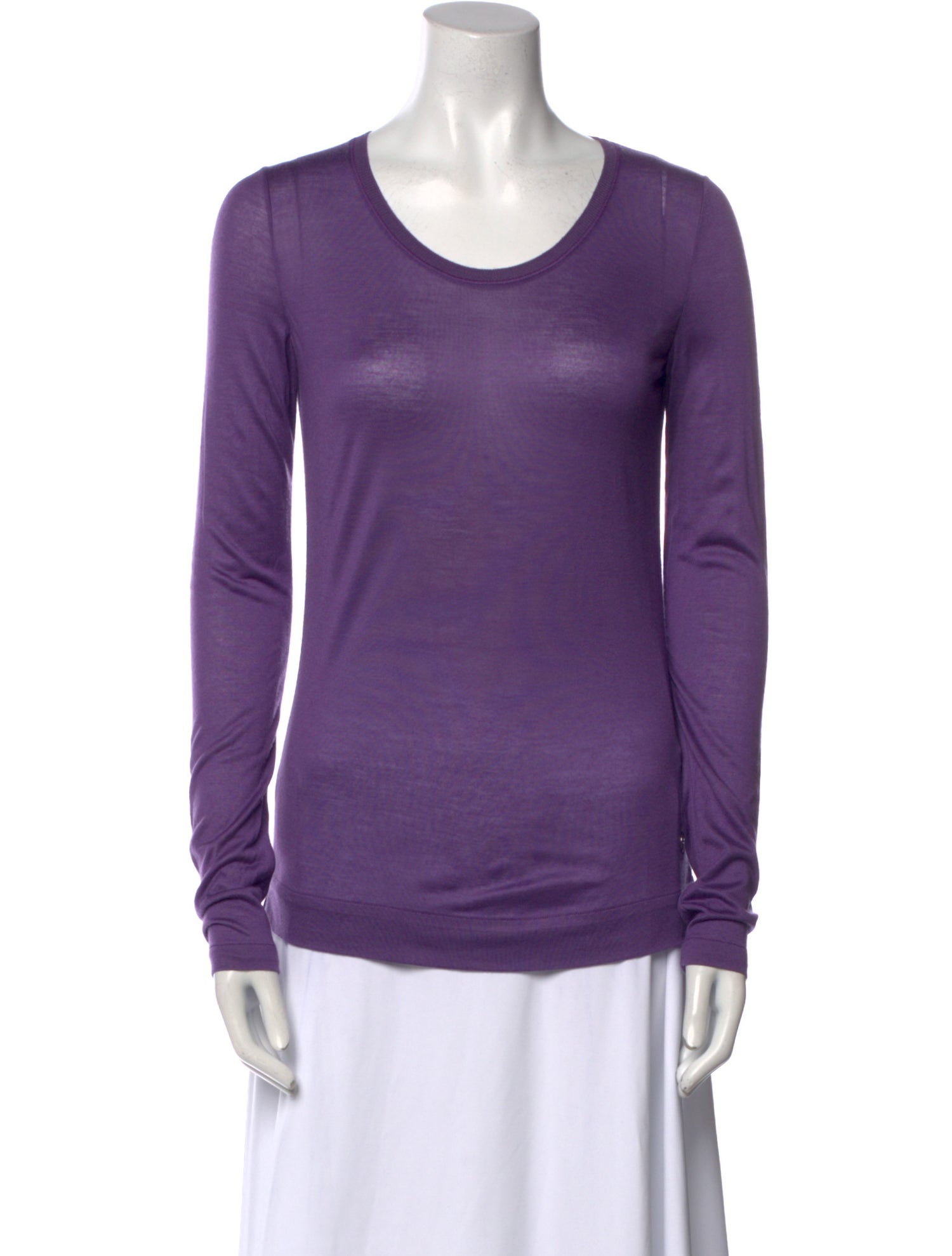 Loro Piana Cashmere Scoop Neck Top