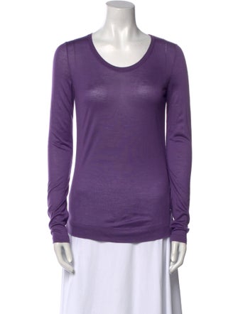 Loro Piana Cashmere Scoop Neck Top