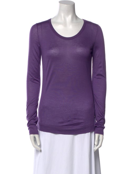 Loro Piana Cashmere Scoop Neck Top
