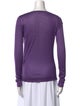 Loro Piana Cashmere Scoop Neck Top
