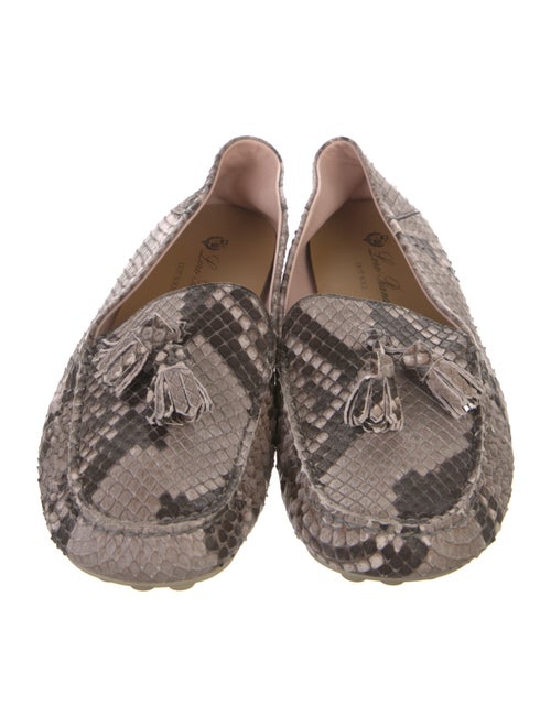 Loro Piana Dot Sole Python Flats