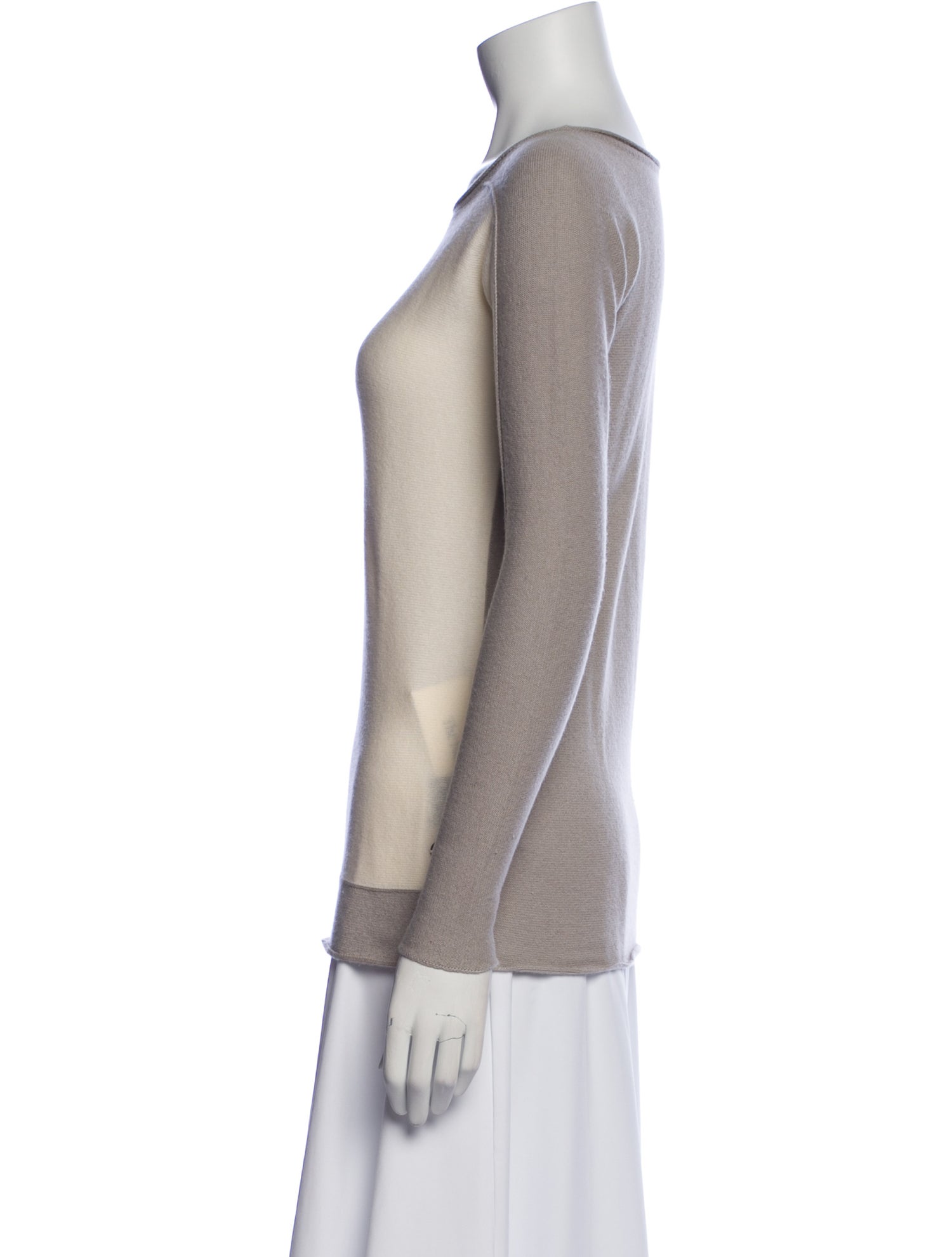 Loro Piana Baby Cashmere Bateau Neckline Sweater