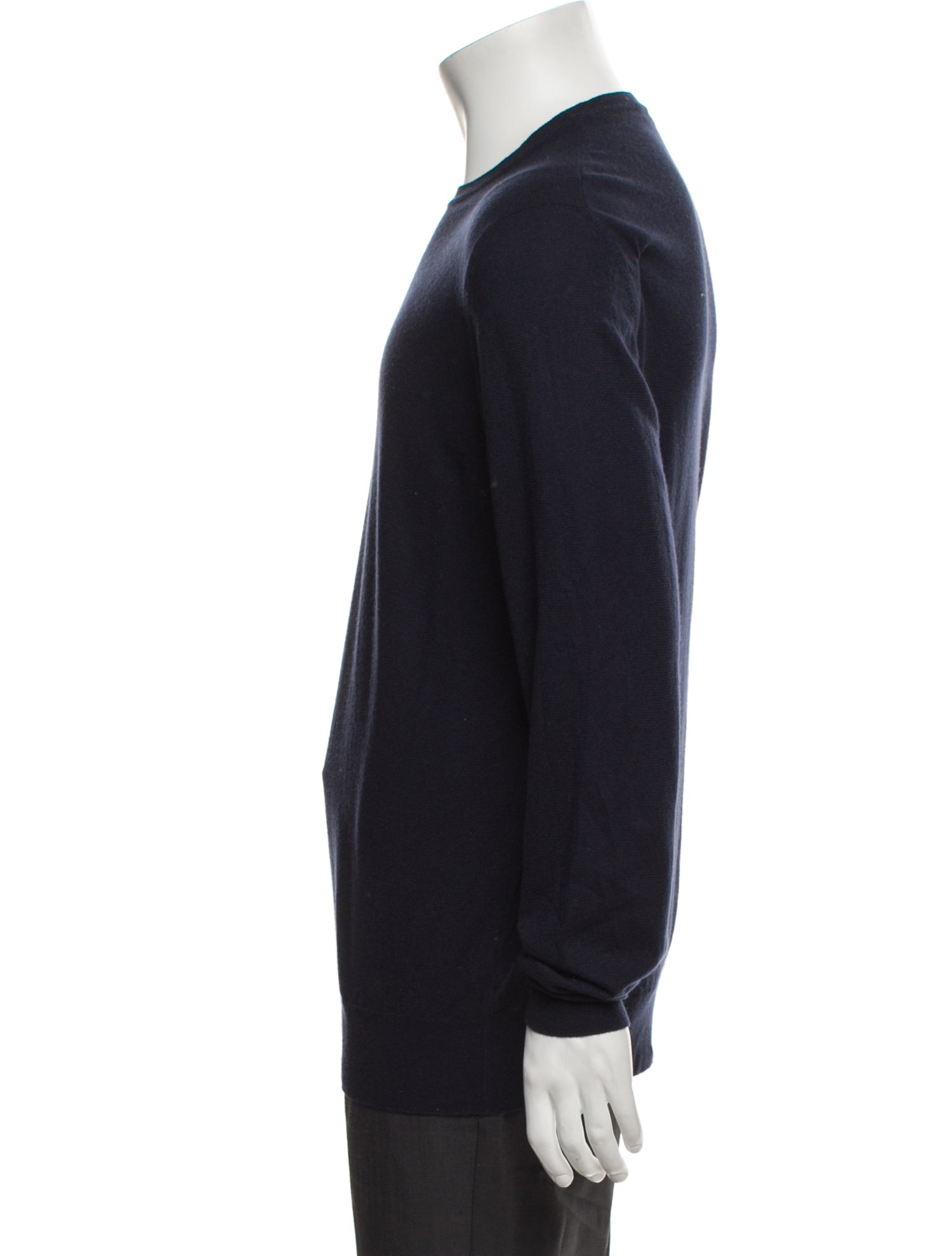 Loro Piana Cashmere Crew Neck Polo Sweater
