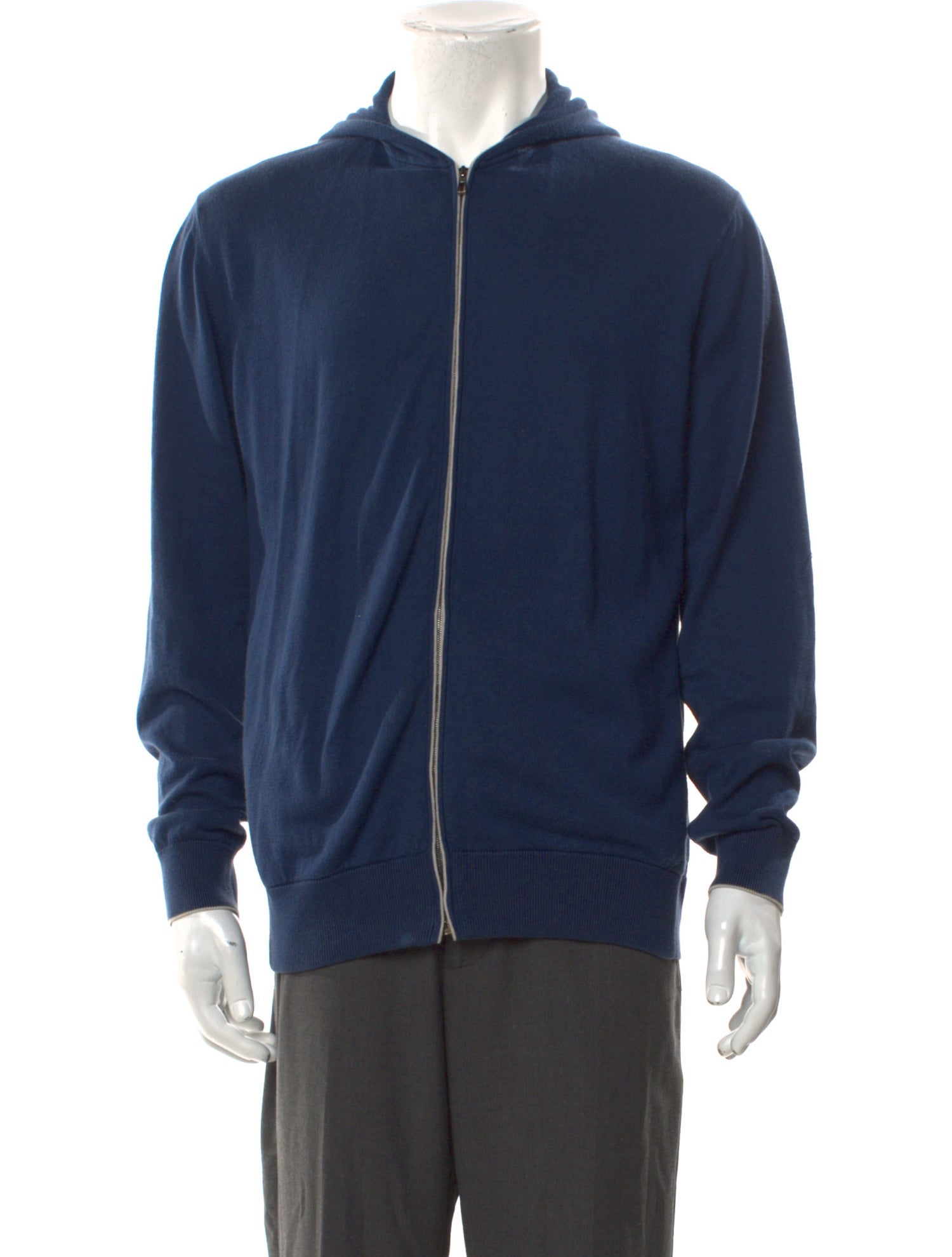Loro Piana V-Neck Long Sleeve Hoodie