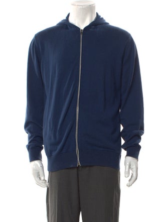 Loro Piana V-Neck Long Sleeve Hoodie