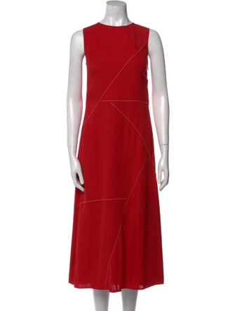 Loro Piana Crew Neck Long Dress