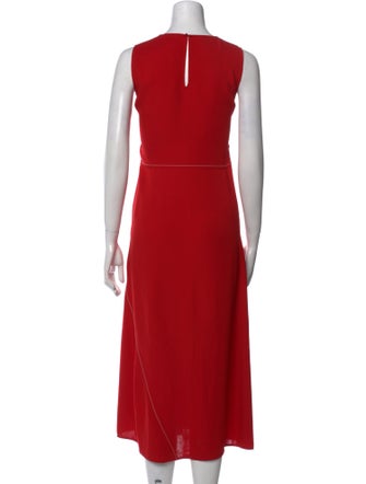 Loro Piana Crew Neck Long Dress