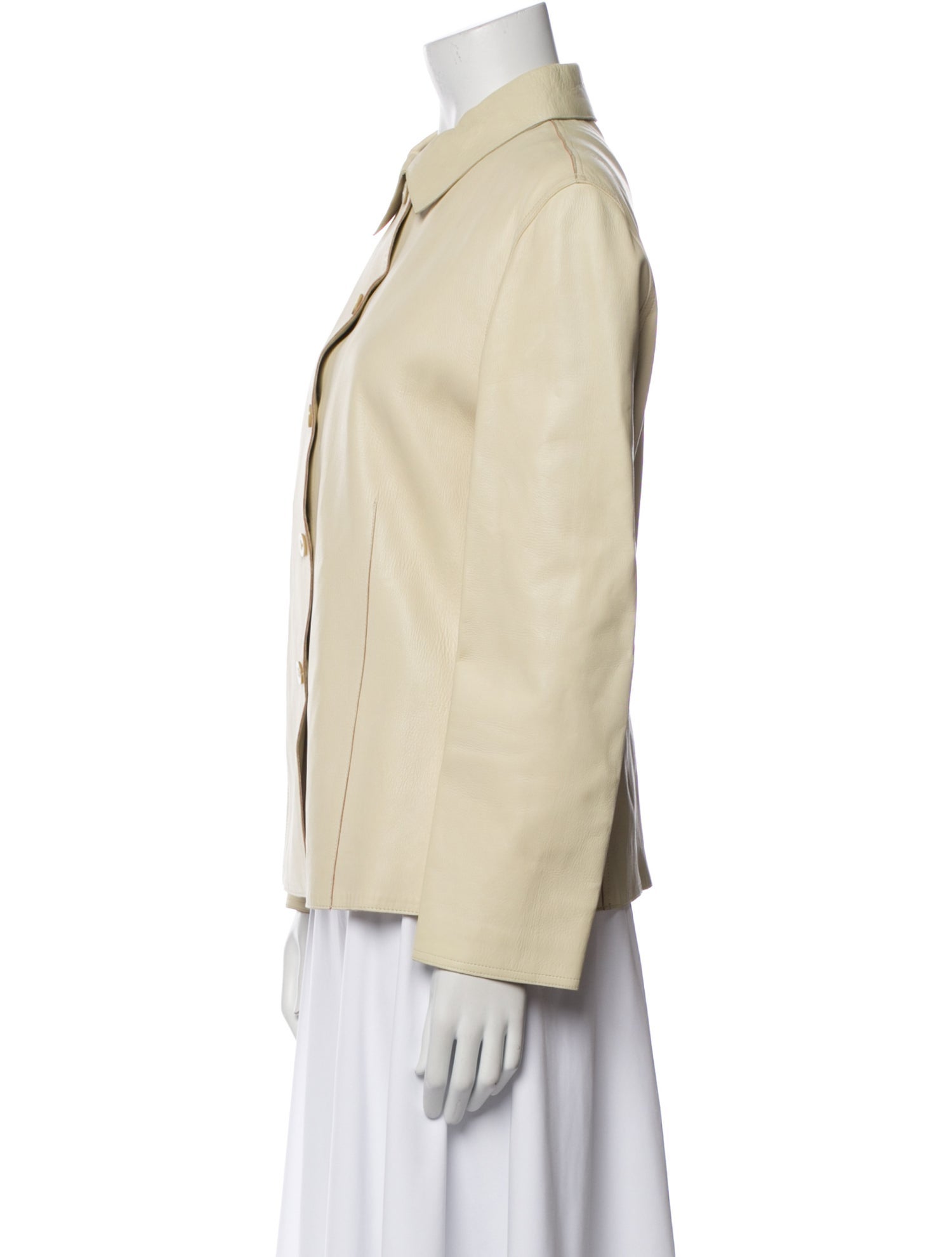 Loro Piana Leather Blazer