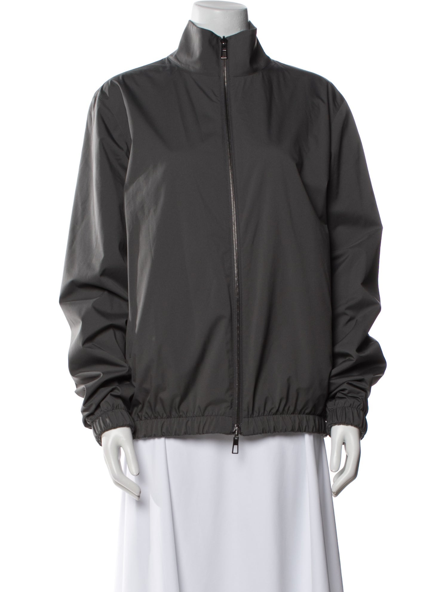 Loro Piana Windjersey Green Storm System Reversible Bomber Cashmere Bomber Jacket