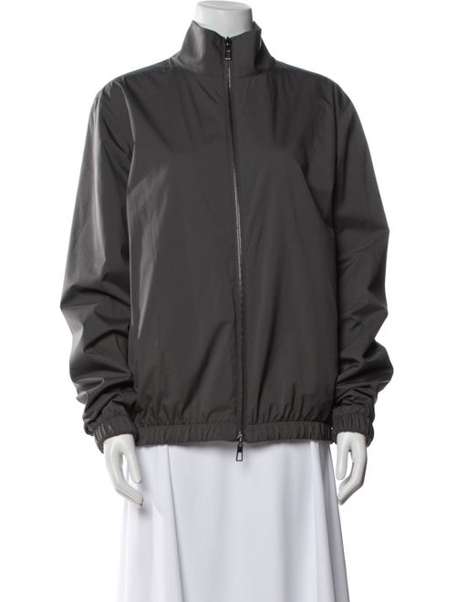 Loro Piana Windjersey Green Storm System Reversible Bomber Cashmere Bomber Jacket