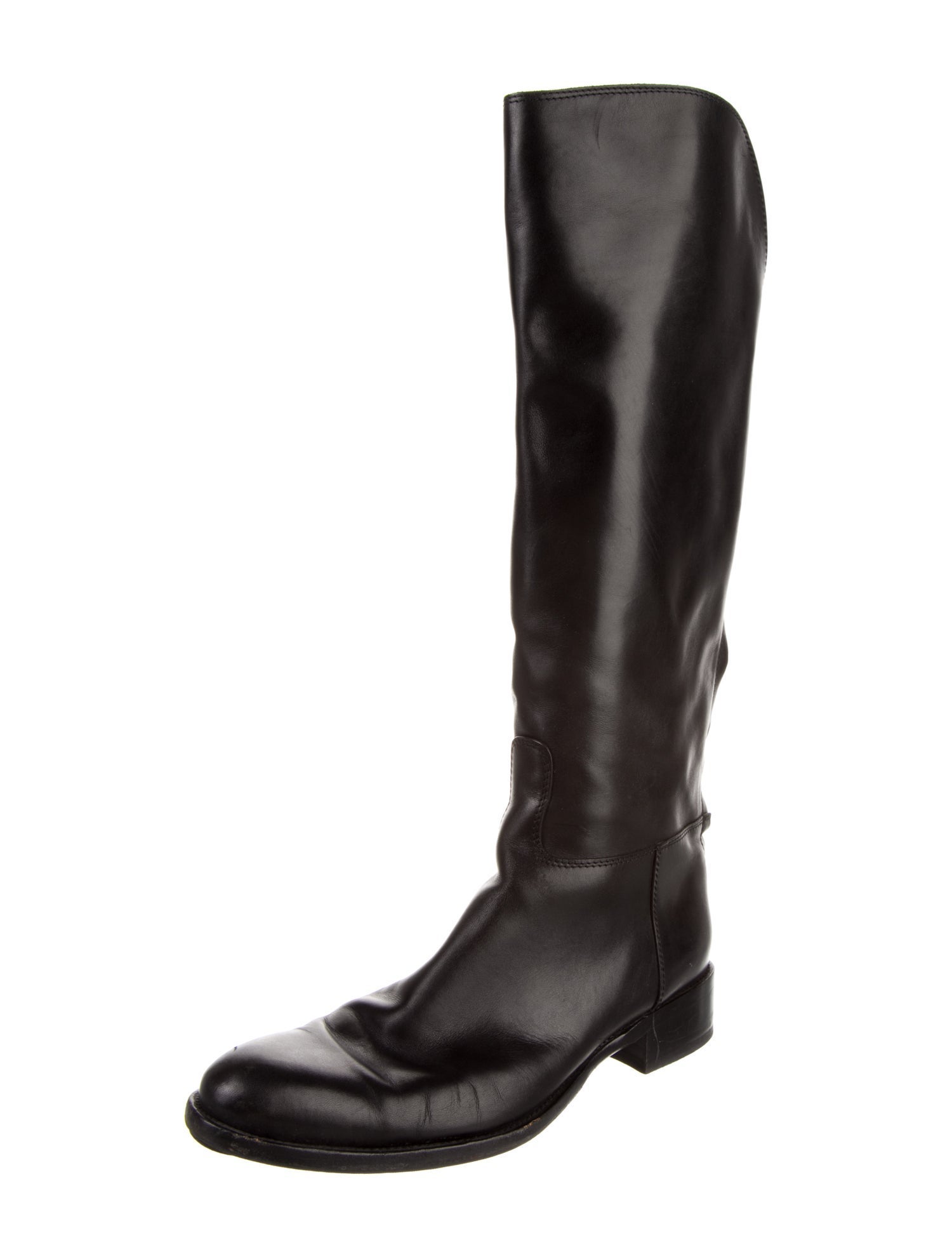 Loro Piana Wellington Leather Riding Boots