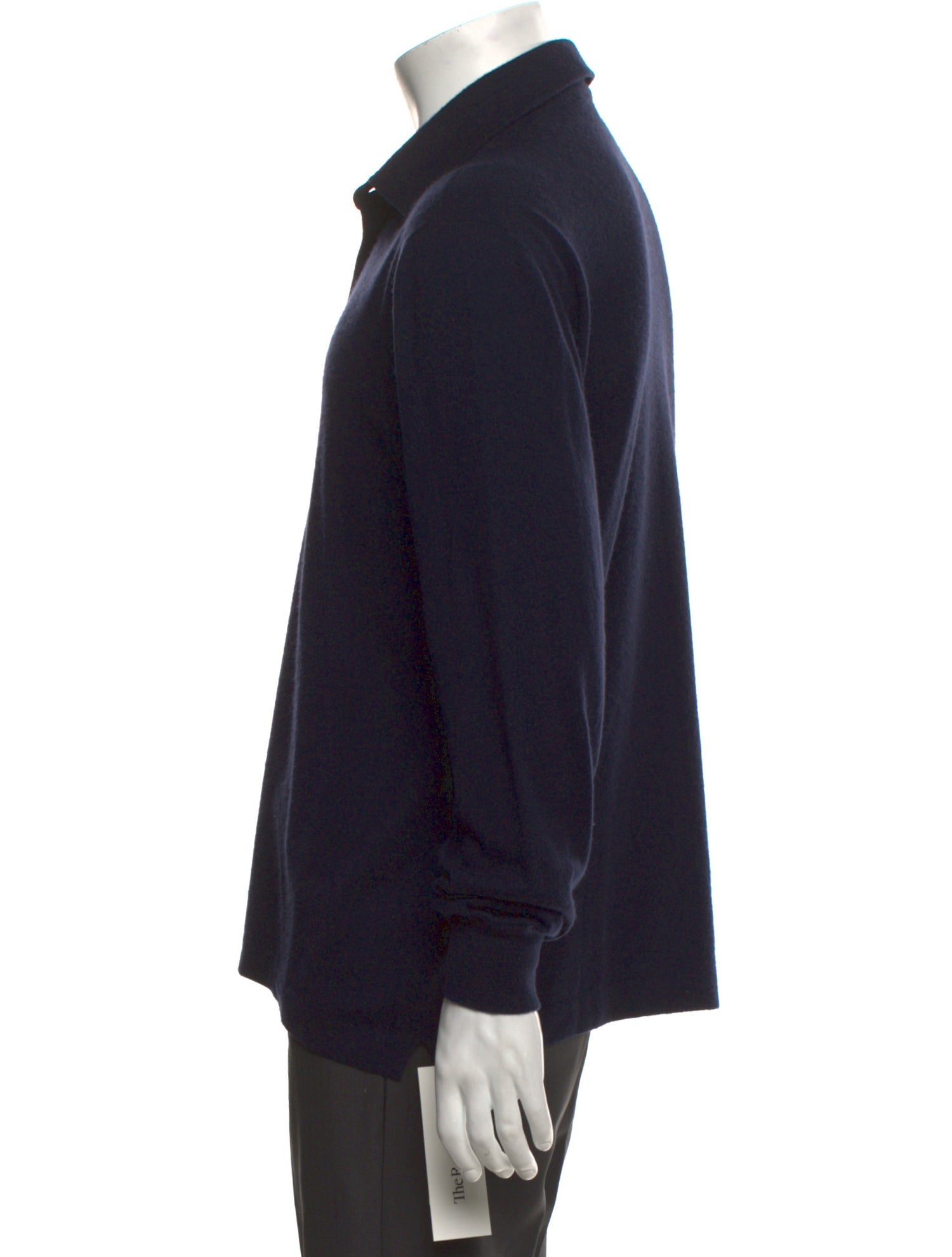 Loro Piana Crew Neck Long Sleeve Polo Shirt