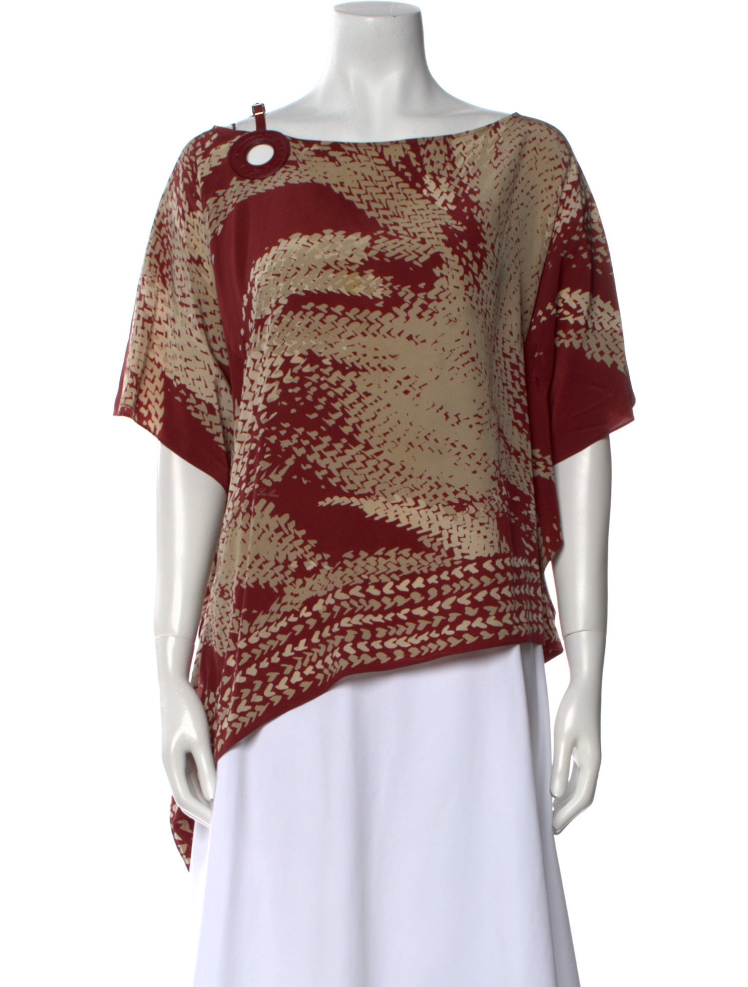 Loro Piana Silk Printed Blouse