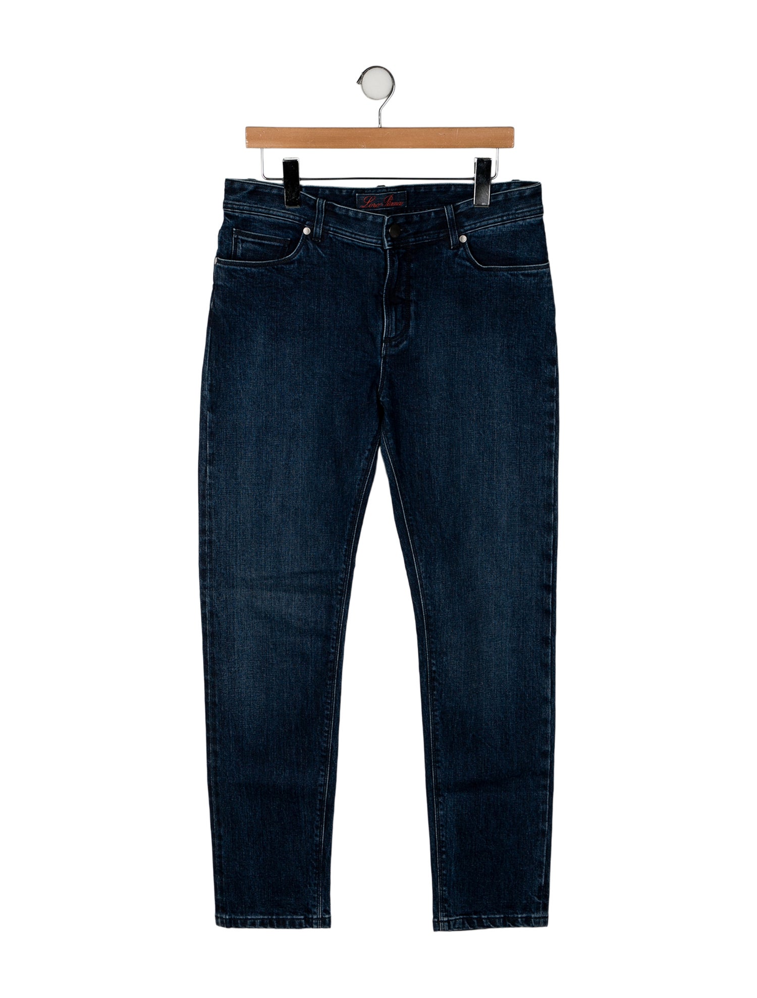 Loro Piana Mid-Rise Straight Leg Jeans