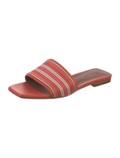Loro Piana Leather Printed Slides