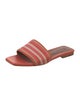 Loro Piana Leather Printed Slides