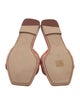 Loro Piana Leather Printed Slides