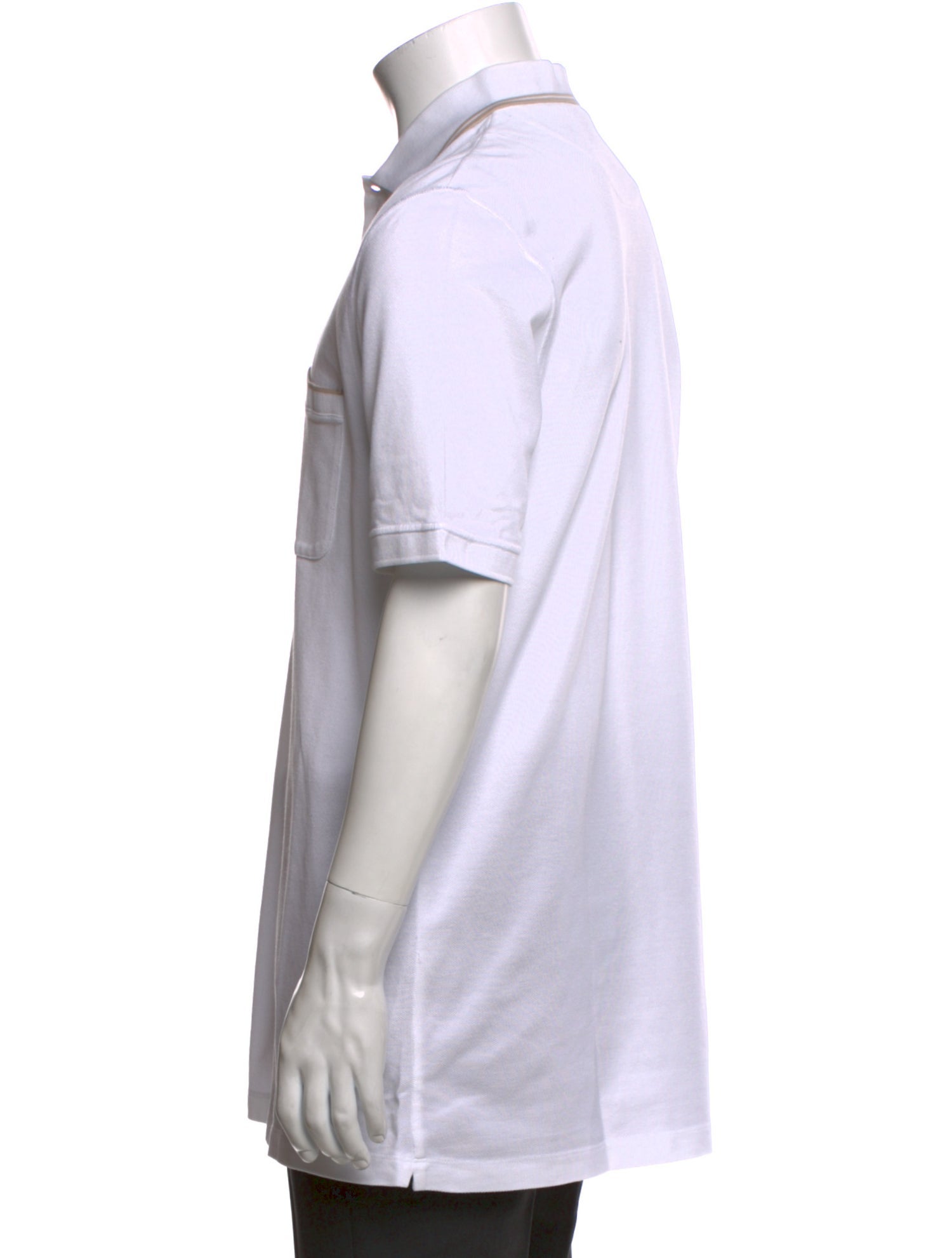 Loro Piana Collar Short Sleeve Polo Shirt