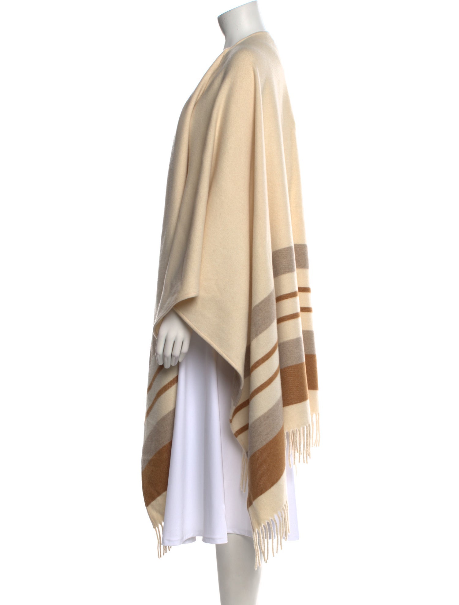 Loro Piana Cashmere Striped Coat