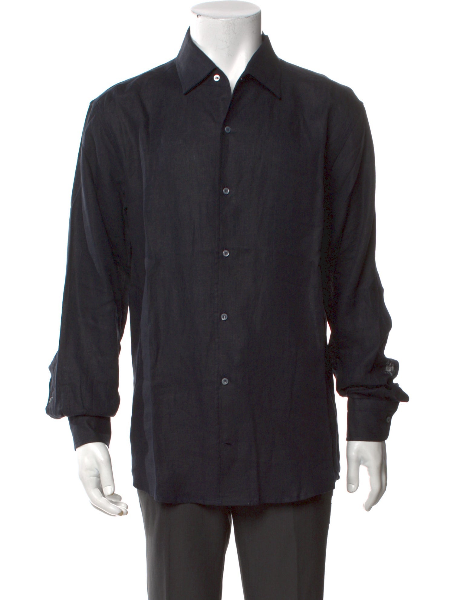 Loro Piana Andre Linen Dress Shirt