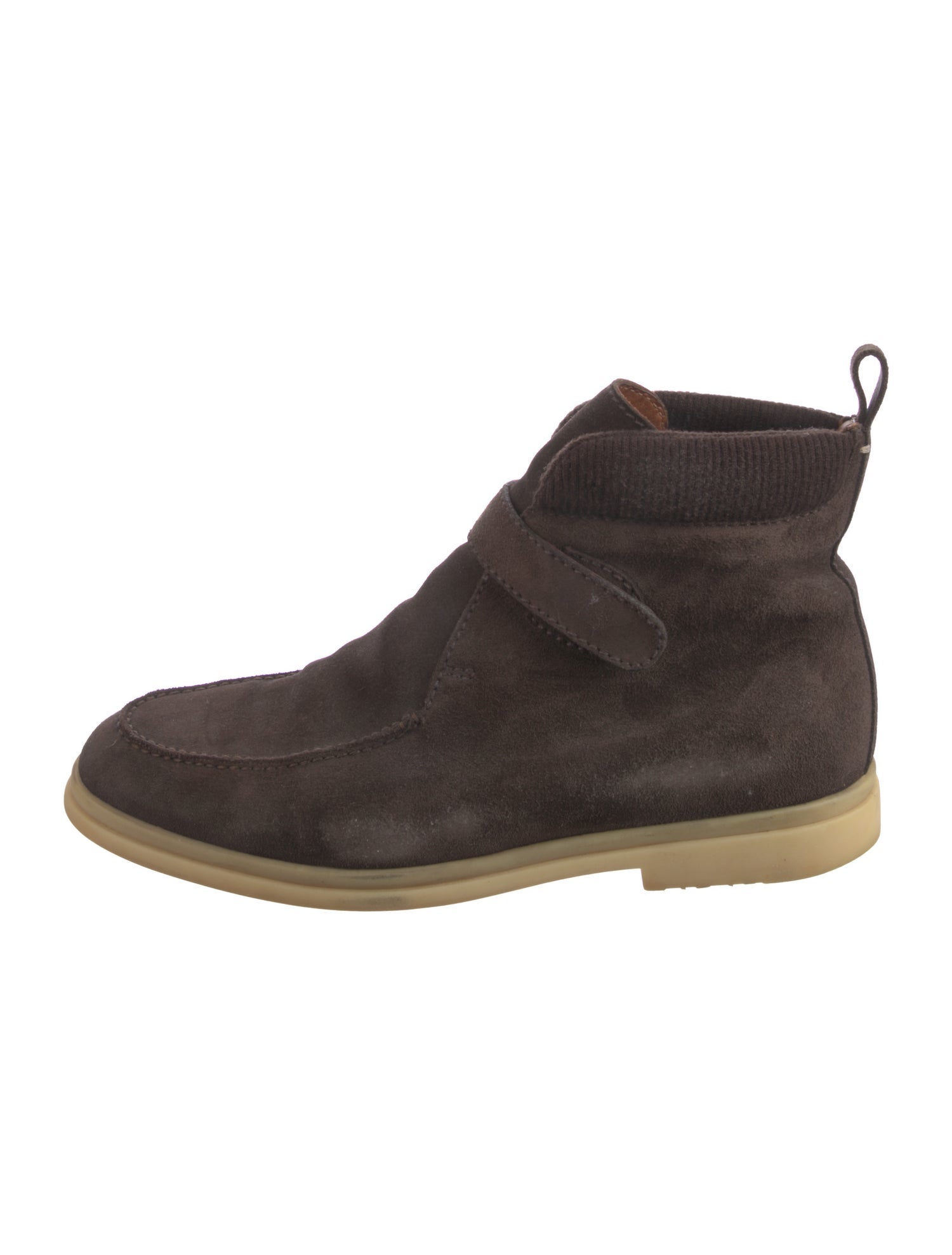 Loro Piana Winter Walk Suede Lace-Up Boots