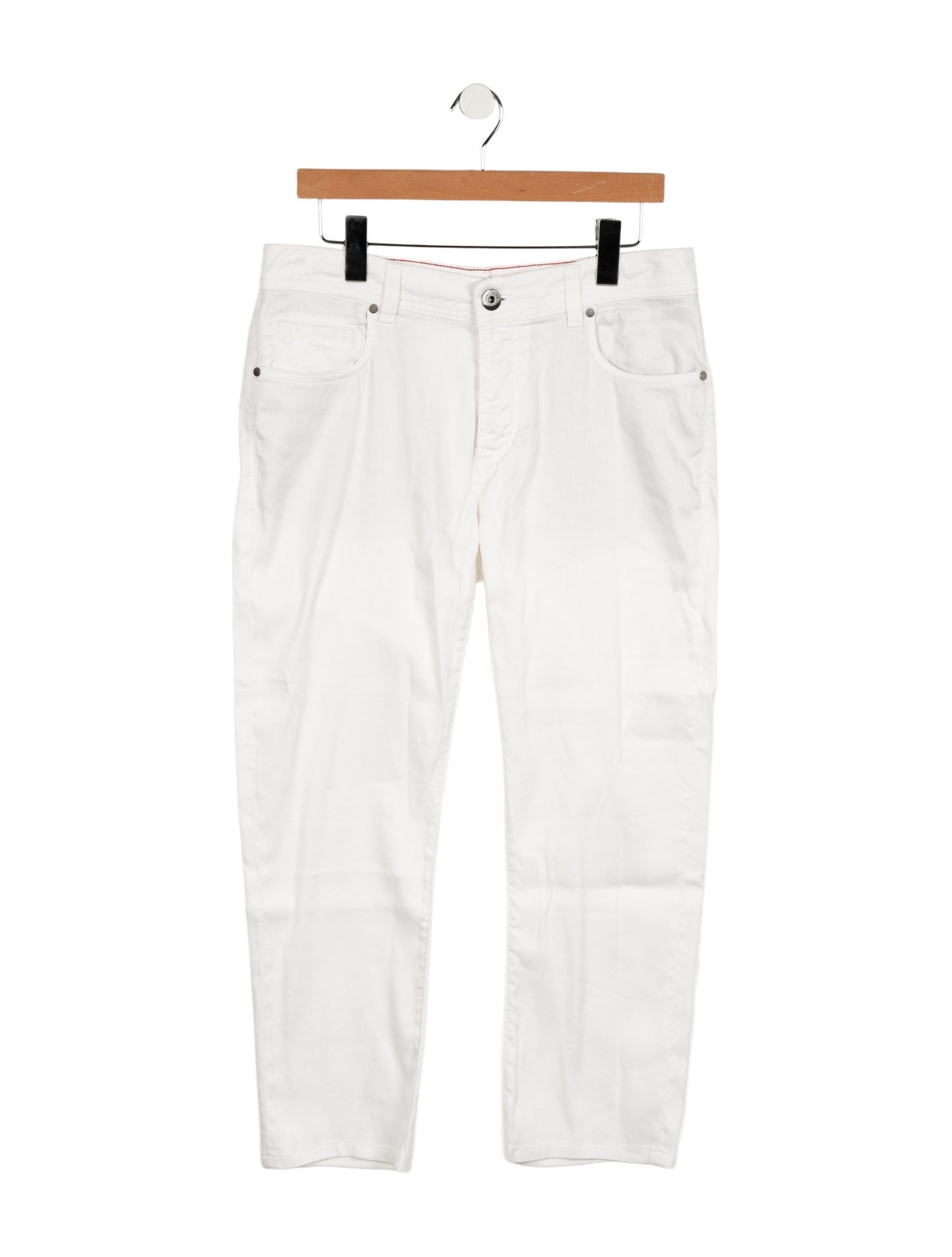 Loro Piana Mid-Rise Straight Leg Jeans