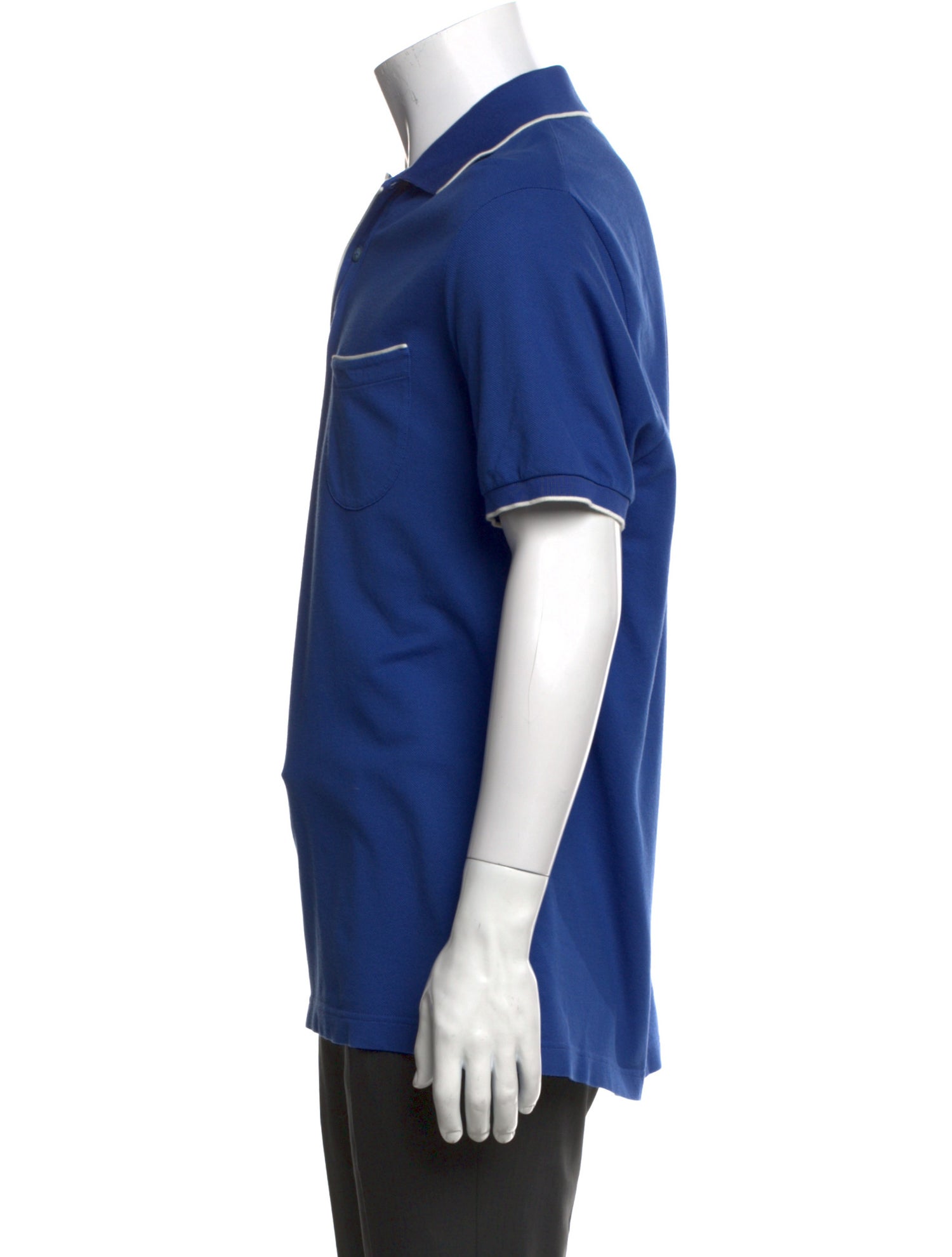 Loro Piana Crew Neck Short Sleeve Polo Shirt