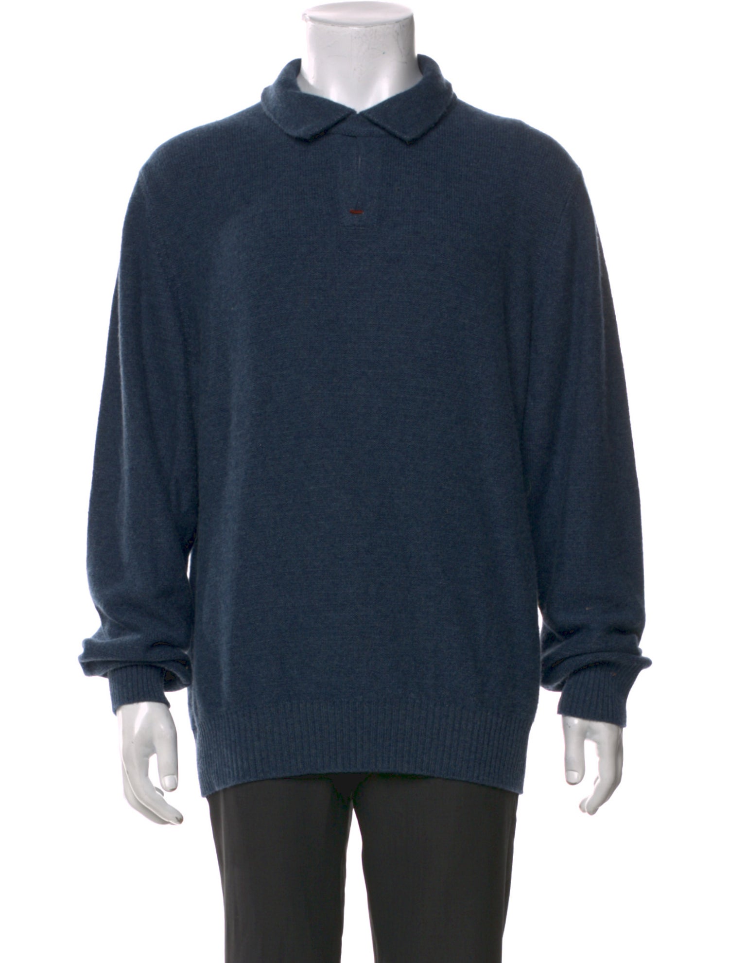 Loro Piana Cashmere Collar Polo Sweater