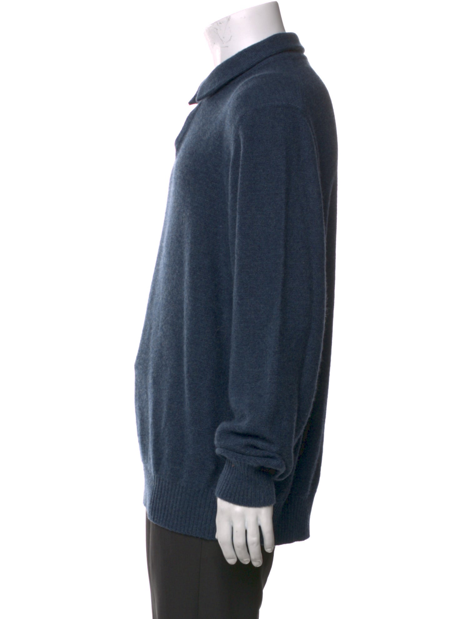 Loro Piana Cashmere Collar Polo Sweater