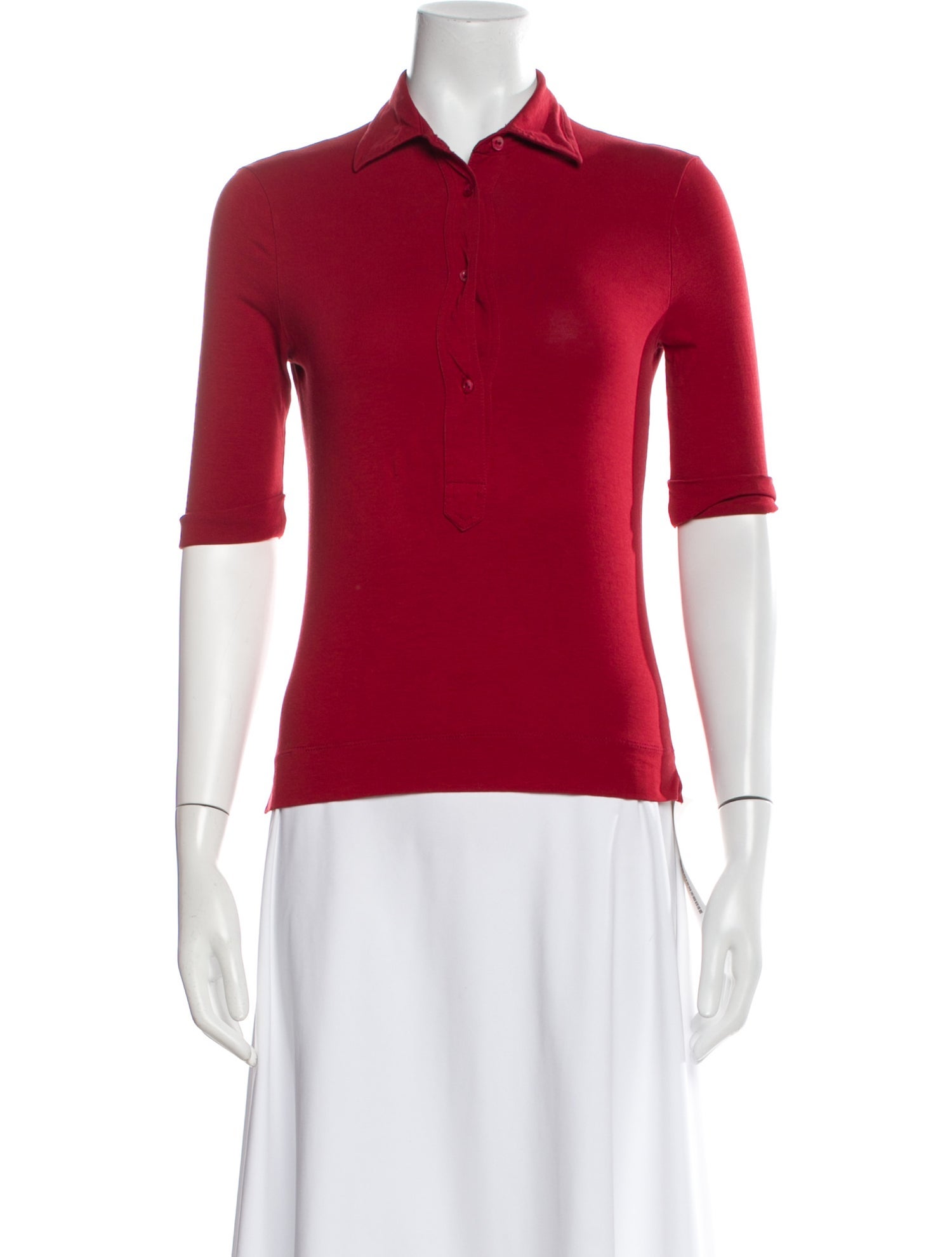 Loro Piana Three-Quarter Sleeve Polo