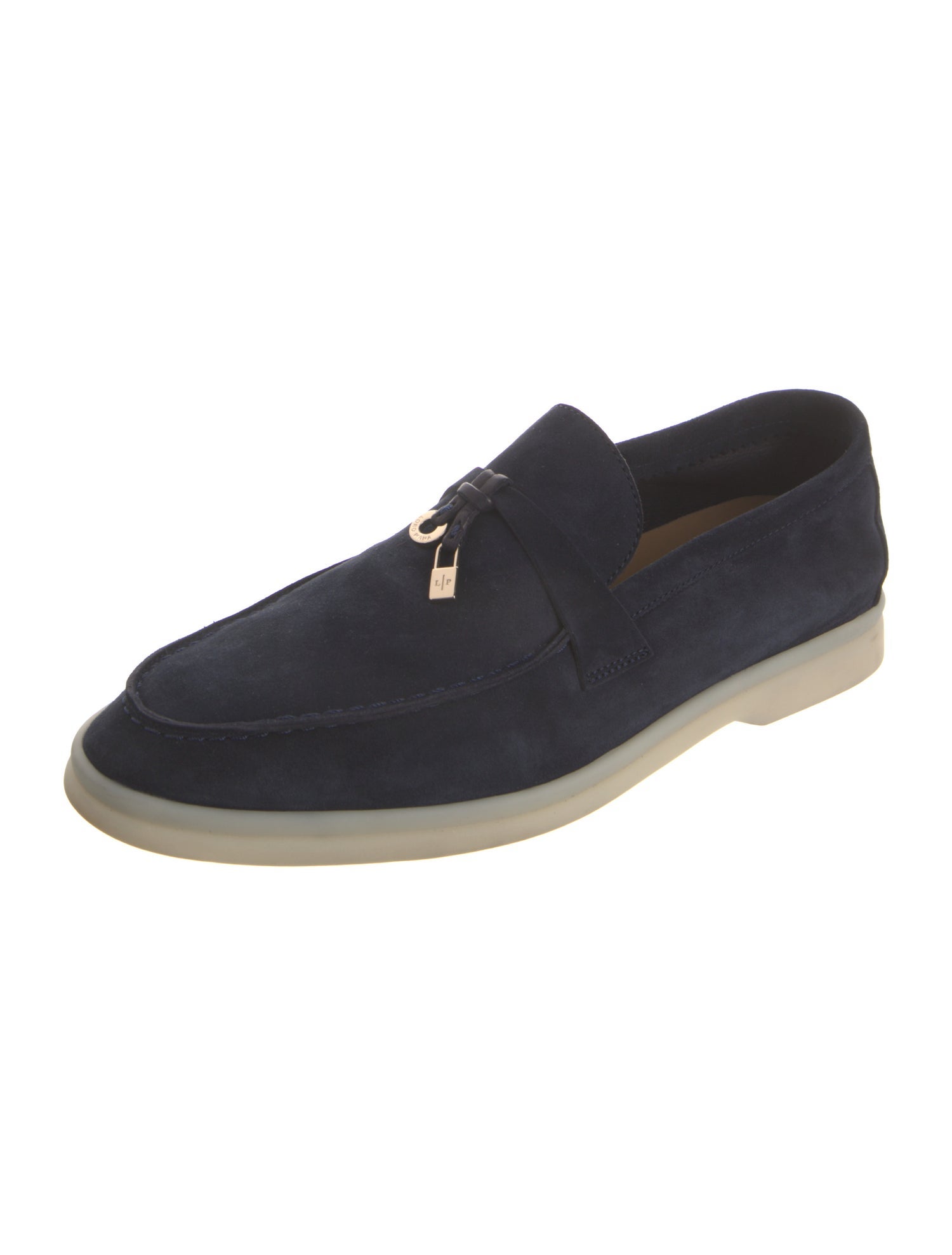 Loro Piana Summer Walk Charms Suede Loafers
