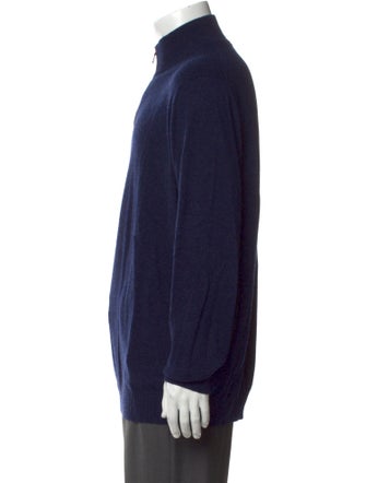 Loro Piana Cashmere Turtleneck Polo Sweater