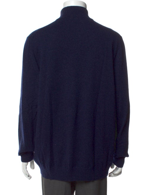 Loro Piana Cashmere Turtleneck Polo Sweater