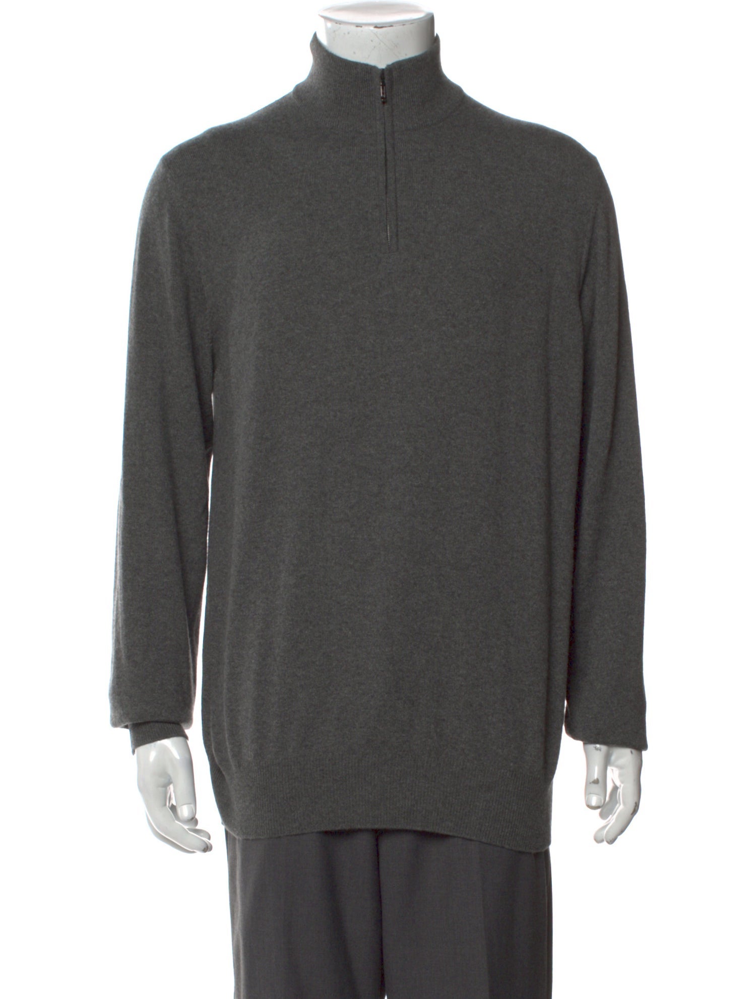 Loro Piana Cashmere Turtleneck Polo Sweater