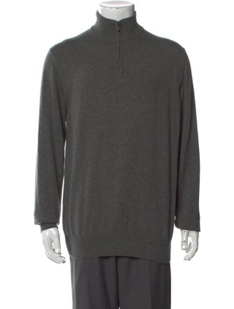 Loro Piana Cashmere Turtleneck Polo Sweater