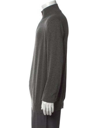 Loro Piana Cashmere Turtleneck Polo Sweater