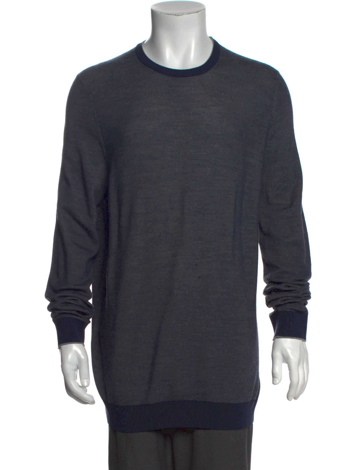 Loro Piana Virgin Wool Crew Neck Pullover