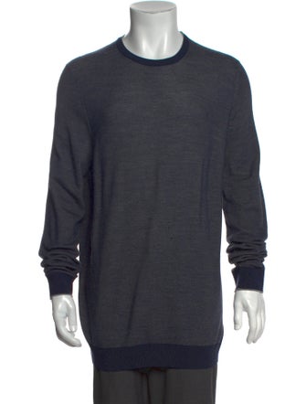 Loro Piana Virgin Wool Crew Neck Pullover