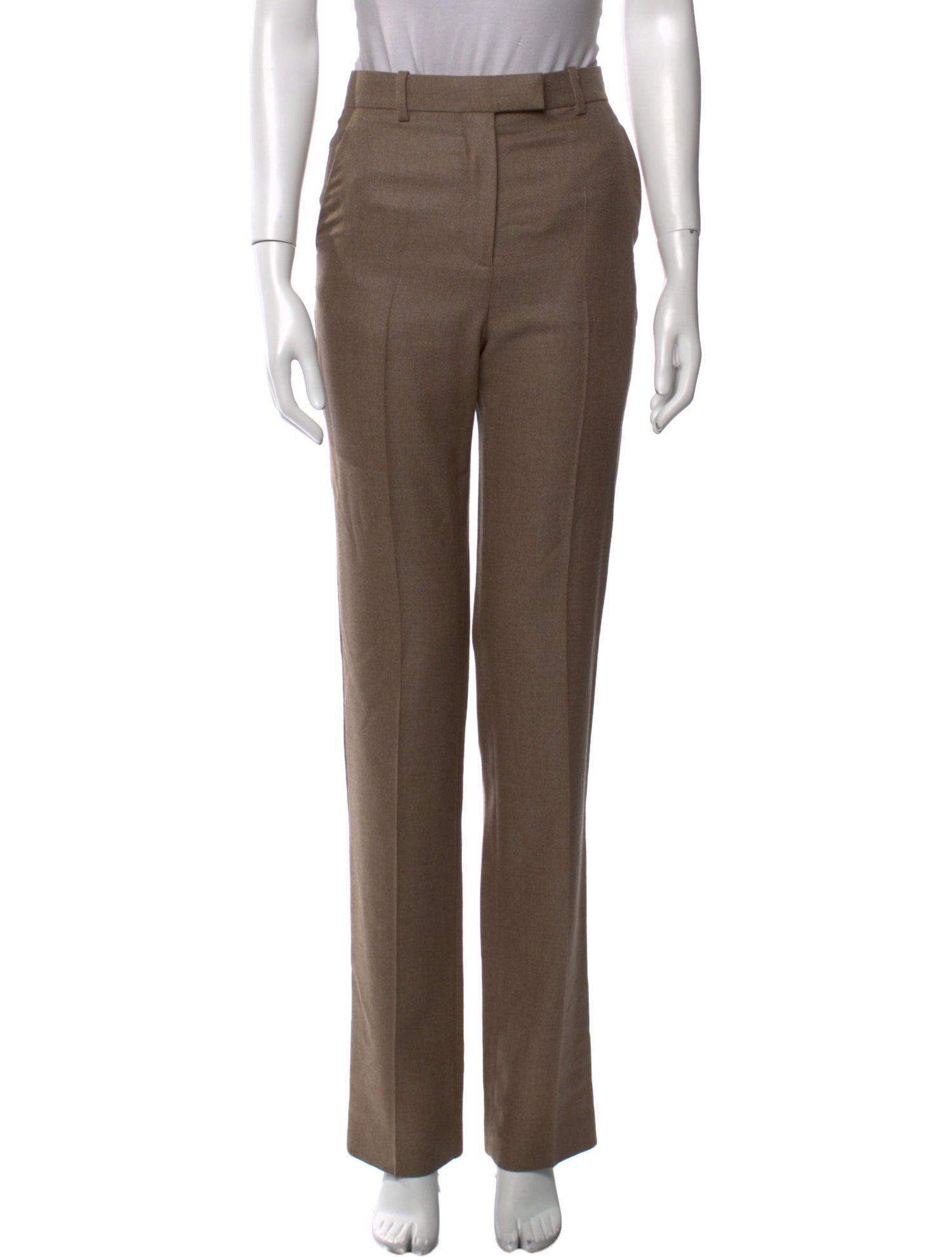 Loro Piana Virgin Wool Straight Leg Pants