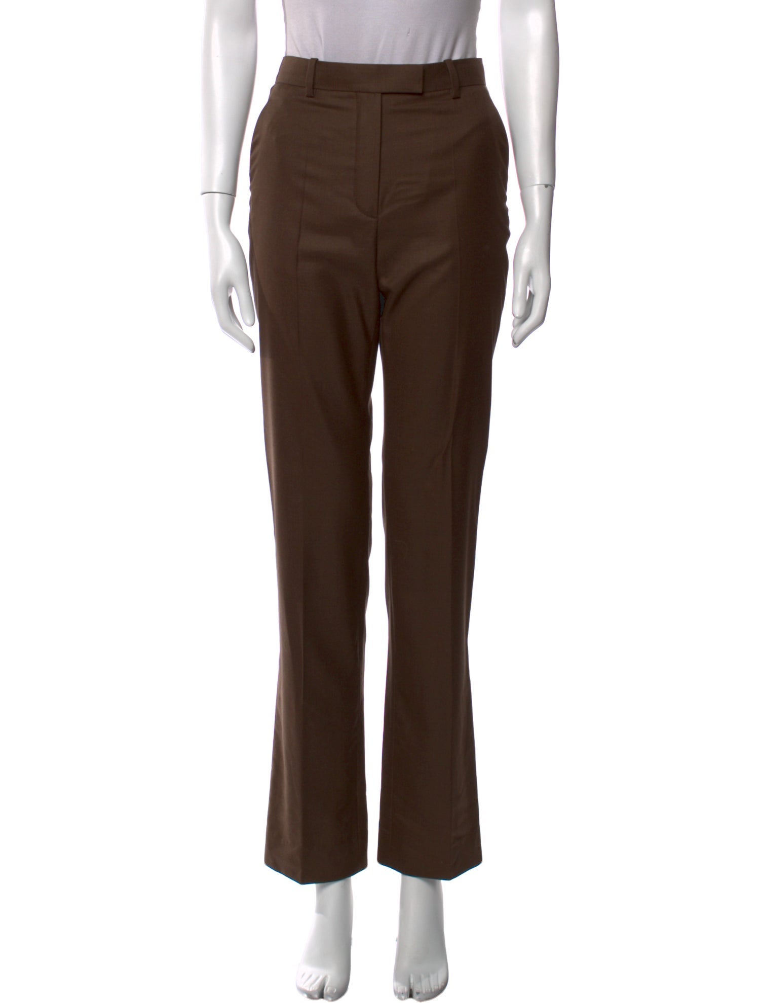 Loro Piana Virgin Wool Straight Leg Pants