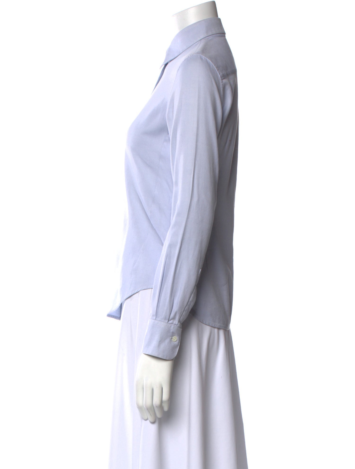 Loro Piana Long Sleeve Button-Up Top