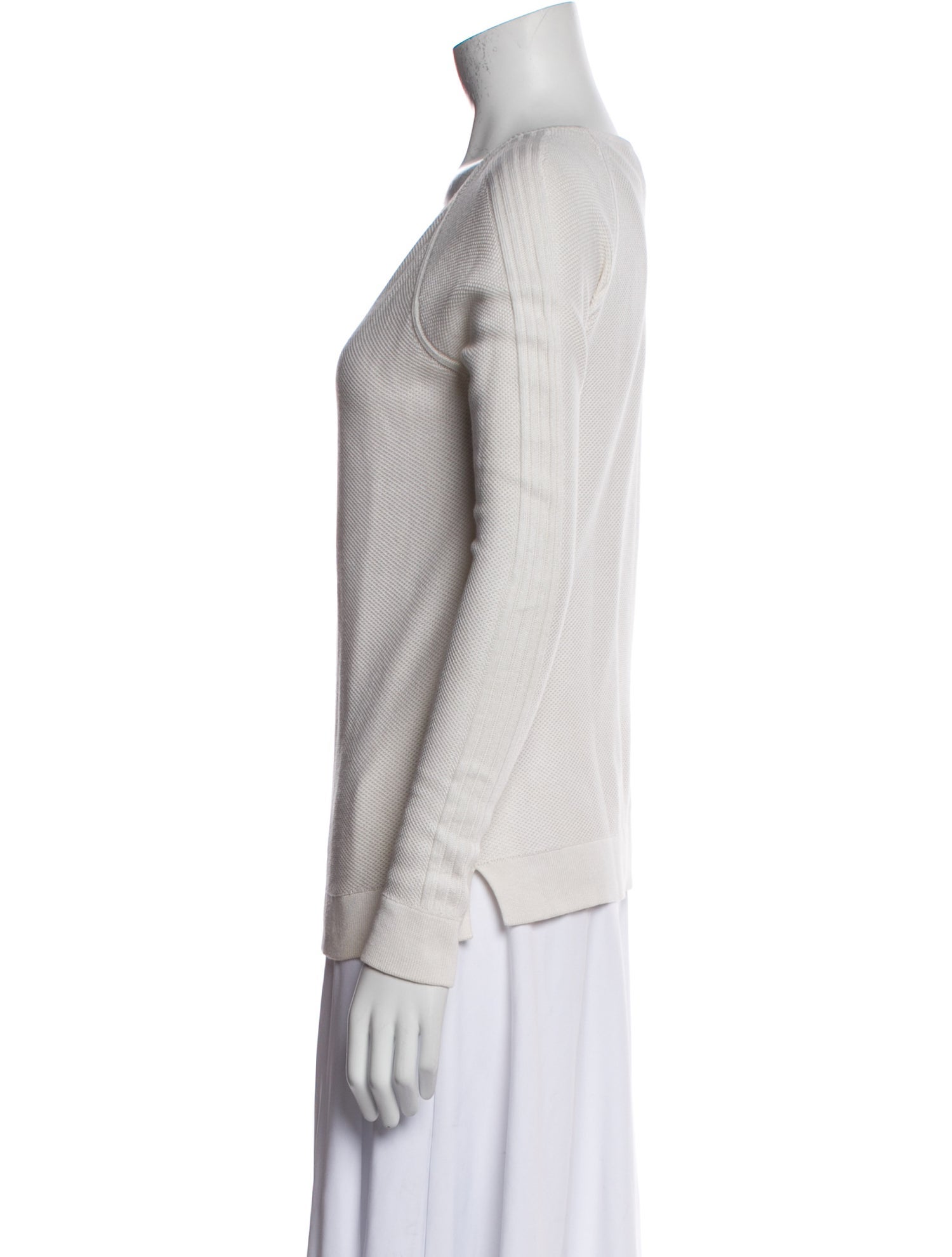 Loro Piana Silk Scoop Neck Sweater