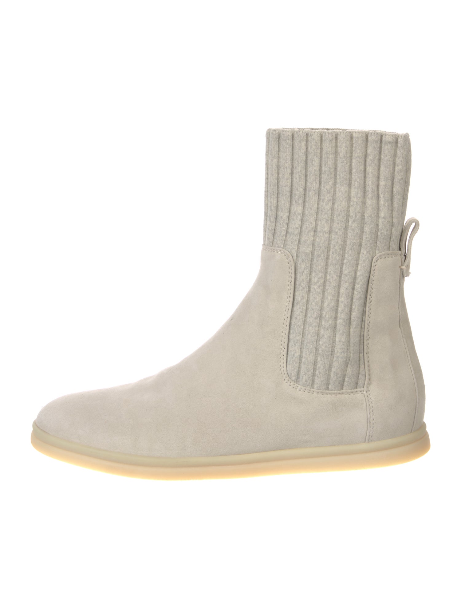 Loro Piana Cocoon Walk Suede Sock Boots