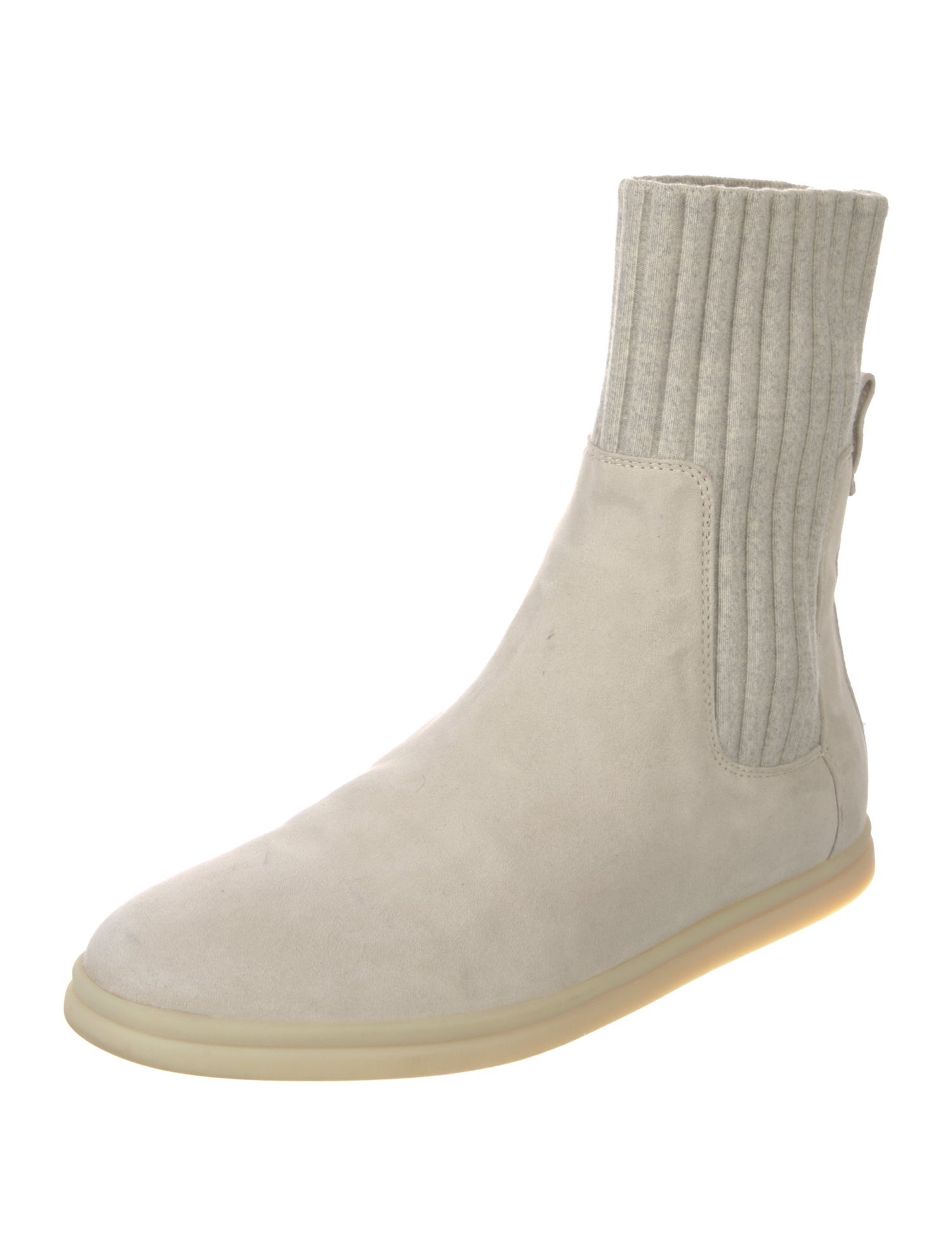 Loro Piana Cocoon Walk Suede Sock Boots