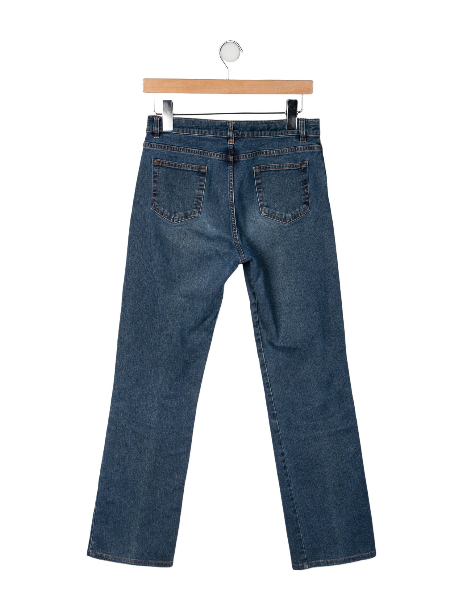 Loro Piana Mid-Rise Straight Leg Jeans
