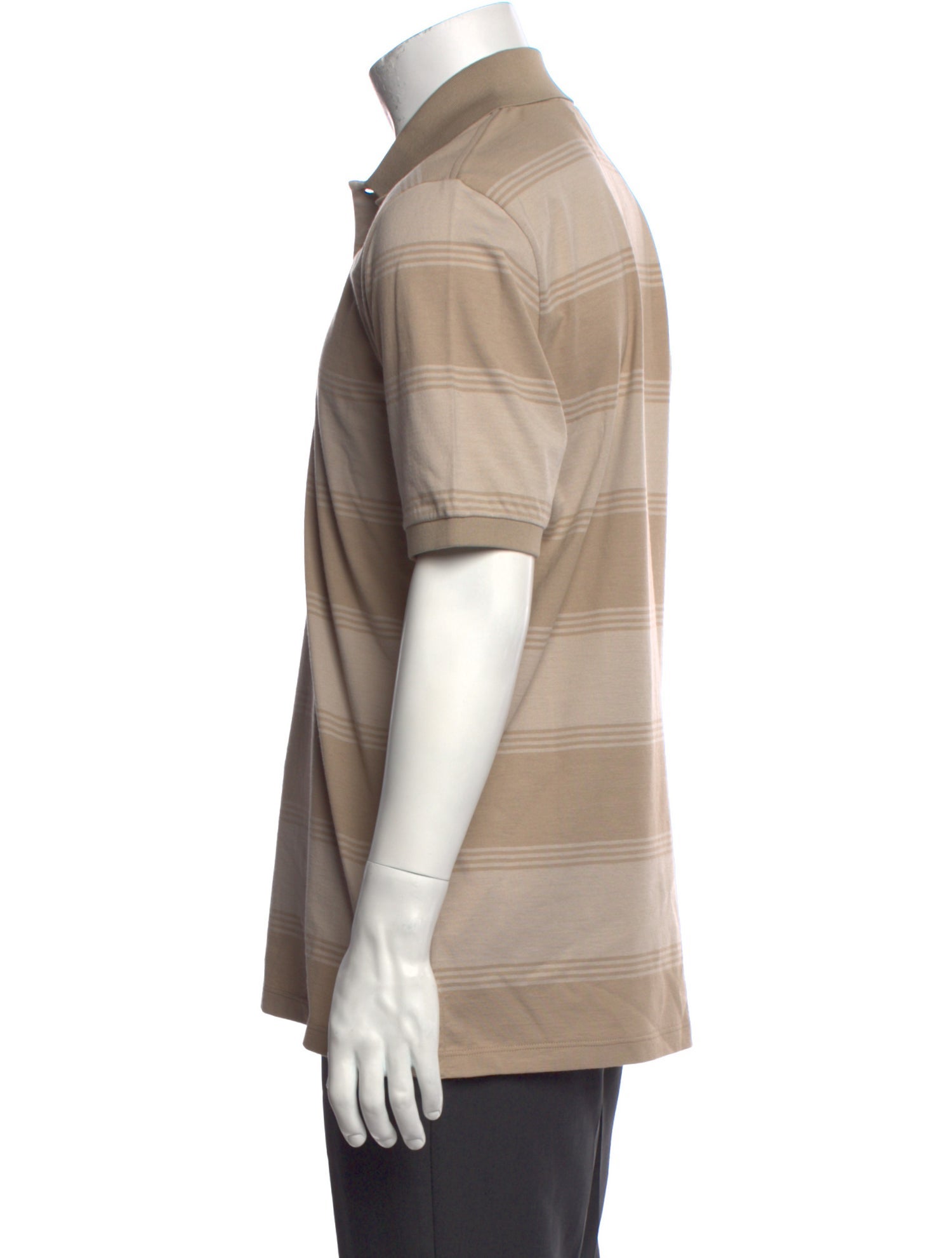 Loro Piana Parkland Striped Polo Shirt w/ Tags